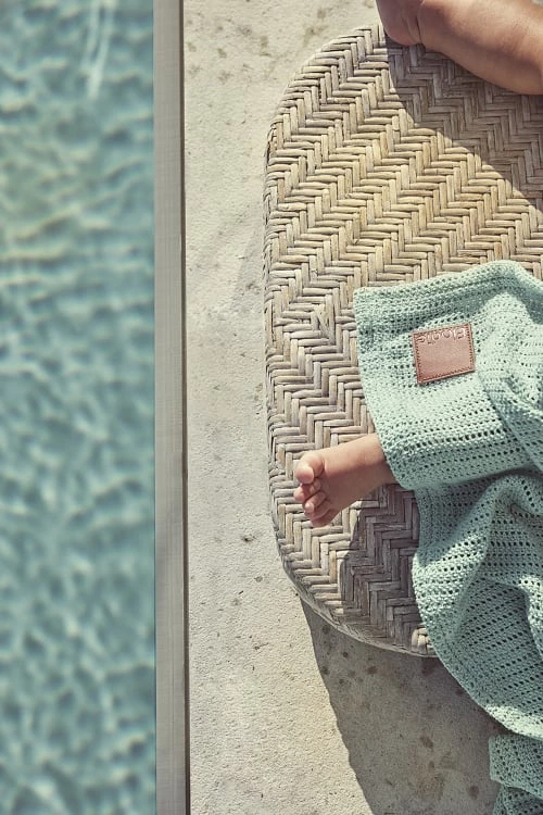 Elodie Details Couvertures Bébé Et Enfant Couverture Coton Ajouré Turquoise 4 Elodie Details Couvertures Bébé Et Enfant Couverture Coton Ajouré Turquoise – Image 2