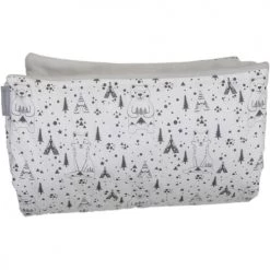 Chouchouette Couvertures Bébé Et Enfant Couverture Douceur Renard Noir Et Blanc