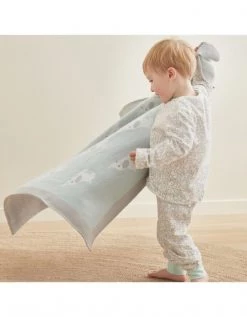 Noukie's Couvertures Bébé Et Enfant Couverture En Coton Bio Eléphant Anna & Milo (75 X 100 Cm) -Couvertures bébé et enfant Soldes couverture en coton bio elephant anna milo 75 x 100 cm 2