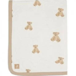 Jollein Couvertures Bébé Et Enfant Couverture En Coton Bio Ours Teddy Bear (75 X 100 Cm)