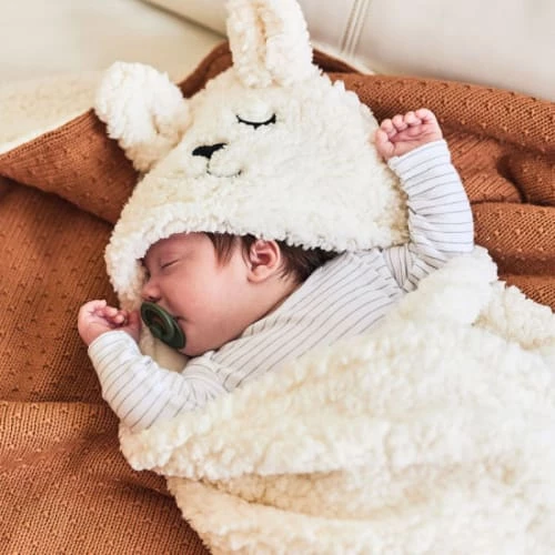 Jollein Couvertures Bébé Et Enfant Couverture En Tricot Teddy Bliss Knit Caramel (75 X 100 Cm) 4 Jollein Couvertures Bébé Et Enfant Couverture En Tricot Teddy Bliss Knit Caramel (75 X 100 Cm) – Image 2