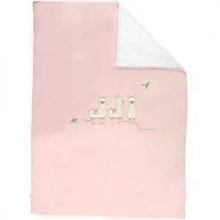 Noukie's Couvertures Bébé Et Enfant Couverture En Veloudoux Rose Lama Sacha (100 X 140 Cm)