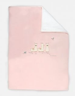 Noukie's Couvertures Bébé Et Enfant Couverture En Veloudoux Rose Lama Sacha (100 X 140 Cm) -Couvertures bébé et enfant Soldes couverture en veloudoux rose lama sacha 100 x 140 cm 5