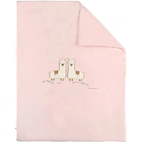 Noukie's Couvertures Bébé Et Enfant Couverture En Veloudoux Rose Lama Sacha (75x 100 Cm) 3 Noukie's Couvertures Bébé Et Enfant Couverture En Veloudoux Rose Lama Sacha (75x 100 Cm)