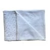 Gabrielle Paris Couvertures Bébé Et Enfant Couverture Légère En Gaze De Coton Bio à Motifs Blanc -Couvertures bébé et enfant Soldes couverture legere en gaze de coton bio a motifs blanc