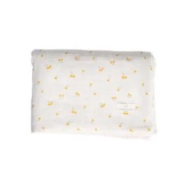 Gabrielle Paris Couvertures Bébé Et Enfant Couverture Légère En Gaze De Coton Bio à Motifs Rose -Couvertures bébé et enfant Soldes couverture legere en gaze de coton bio a motifs jaune
