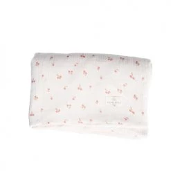 Gabrielle Paris Couvertures Bébé Et Enfant Couverture Légère En Gaze De Coton Bio à Motifs Rose