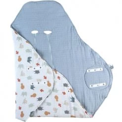 Noukie's Couvertures Bébé Et Enfant Couverture Nomade En Mousseline De Coton Bio Jungle -Couvertures bébé et enfant Soldes couverture nomade en mousseline de coton bio jungle 3