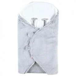 Noukie's Couvertures Bébé Et Enfant Couverture Nomade Mix & Match Gris Clair