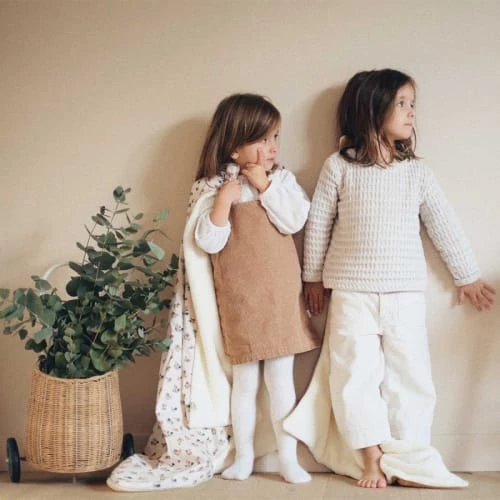 Cocoeko Couvertures Bébé Et Enfant Couverture Polaire & Coton Bio Bébé Poires D'automne (75 X 90 Cm) 4 Cocoeko Couvertures Bébé Et Enfant Couverture Polaire & Coton Bio Bébé Poires D'automne (75 X 90 Cm) – Image 2