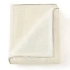 Cocoeko Couvertures Bébé Et Enfant Couverture Polaire & Gaze De Coton écru (75 X 90 Cm)