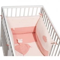 Sauthon Couvertures Bébé Et Enfant Edredon 140X70cm En Coton Rose -Couvertures bébé et enfant Soldes edredon 140x70cm en coton rose 3