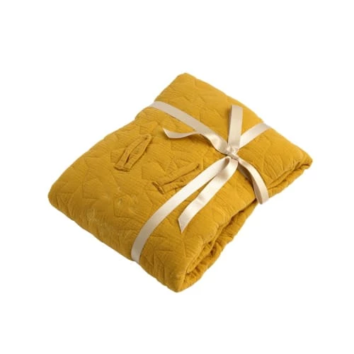 Sauthon Original Couvertures Bébé Et Enfant Edredon Pour Lit évolutif 140x100cm En Coton Jaune 4 Sauthon Original Couvertures Bébé Et Enfant Edredon Pour Lit évolutif 140x100cm En Coton Jaune – Image 2