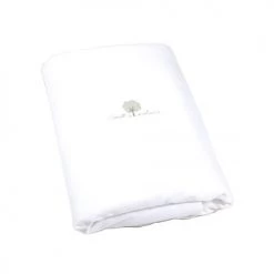 Eveil Et Nature Couvertures Bébé Et Enfant Edredon Velours 100x140 Cm Coton Bio Blanc