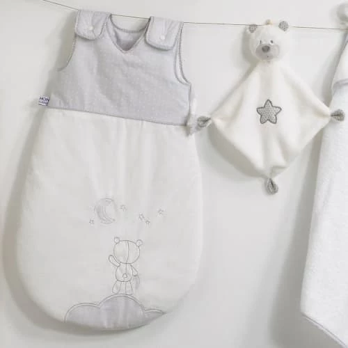 Sauthon Gigoteuses Gigoteuse 0 à 4 Mois En Coton Polyurethane Blanc 5 Sauthon Gigoteuses Gigoteuse 0 à 4 Mois En Coton Polyurethane Blanc – Image 3