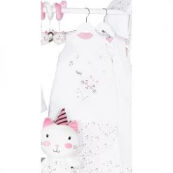 BabyPrice Gigoteuses Gigoteuse 6 Mois En Coton Blanc -Couvertures bébé et enfant Soldes gigoteuse 6 mois en coton blanc 6