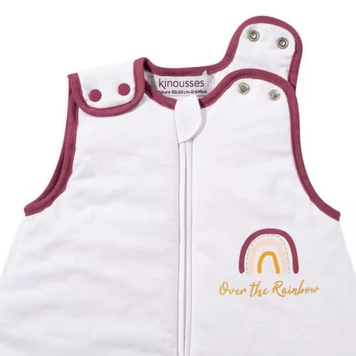 Kinousses Gigoteuses Gigoteuse Bébé 0-6 Mois Blanc Coton 5 Kinousses Gigoteuses Gigoteuse Bébé 0-6 Mois Blanc Coton – Image 3