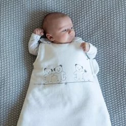 Kinousses Gigoteuses Gigoteuse Bébé 0-6 Mois Blanc Velours -Couvertures bébé et enfant Soldes gigoteuse bebe 0 6 mois blanc velours 7