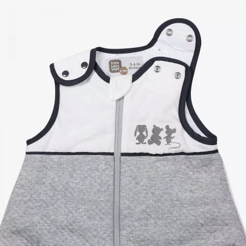 Kinousses Gigoteuses Gigoteuse Bébé 0-6 Mois Gris Velours 6 Kinousses Gigoteuses Gigoteuse Bébé 0-6 Mois Gris Velours – Image 4