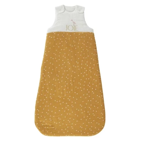 Maisons Du Monde Gigoteuses Gigoteuse Bébé 6-12 Mois En Gaze De Coton Jaune Moutarde, écru Et Doré 3 Maisons Du Monde Gigoteuses Gigoteuse Bébé 6-12 Mois En Gaze De Coton Jaune Moutarde, écru Et Doré