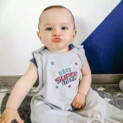 Kinousses Gigoteuses Gigoteuse Bébé 6-18 Mois Gris Éponge -Couvertures bébé et enfant Soldes gigoteuse bebe 6 18 mois gris eponge 1