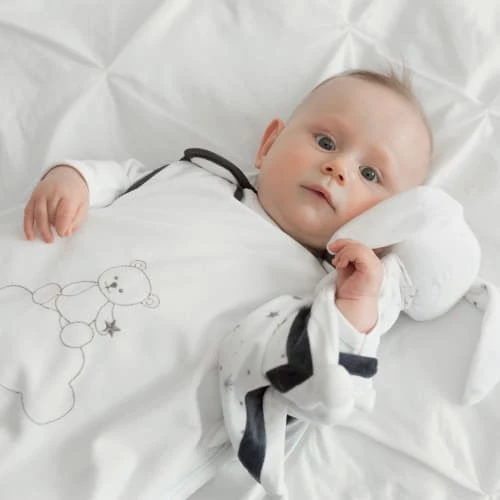 Kinousses Gigoteuses Gigoteuse Bébé 6-18 Mois Gris Velours 8 Kinousses Gigoteuses Gigoteuse Bébé 6-18 Mois Gris Velours – Image 6