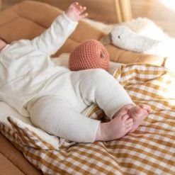 Cocoeko Gigoteuses Gigoteuse Bébé En Coton Imprimé Vichy Safran (6-24 Mois) -Couvertures bébé et enfant Soldes gigoteuse bebe en coton imprime vichy safran 6 24 mois 4