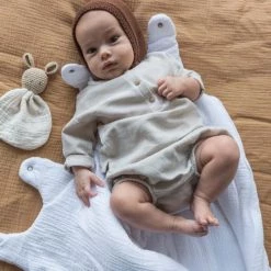 Cocoeko Gigoteuses Gigoteuse Bébé En Gaze De Coton Blanc (6-24 Mois) -Couvertures bébé et enfant Soldes gigoteuse bebe en gaze de coton blanc 6 24 mois 2