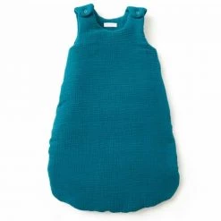 Cocoeko Gigoteuses Gigoteuse Bébé En Gaze De Coton Bleu Paon (6-24 Mois)