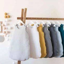 Cocoeko Gigoteuses Gigoteuse Bébé En Gaze De Coton Gris Clair (6-24 Mois) -Couvertures bébé et enfant Soldes gigoteuse bebe en gaze de coton gris clair 6 24 mois 1