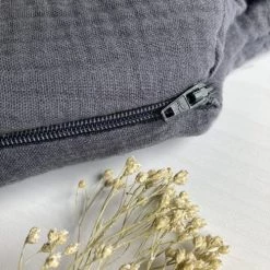 Cocoeko Gigoteuses Gigoteuse Bébé En Gaze De Coton Gris Fonce (6-24 Mois) -Couvertures bébé et enfant Soldes gigoteuse bebe en gaze de coton gris fonce 6 24 mois 13