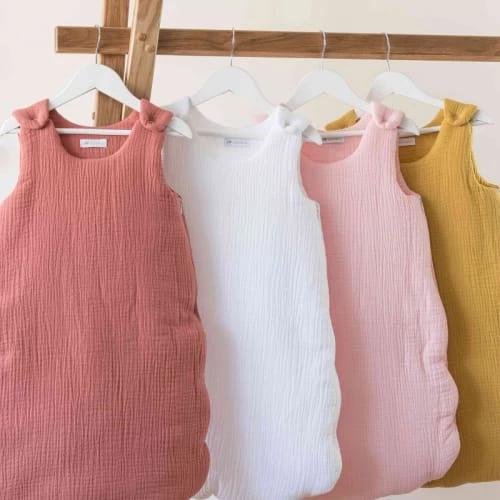 Cocoeko Gigoteuses Gigoteuse Bébé En Gaze De Coton Rose Blush (6-24 Mois) 5 Cocoeko Gigoteuses Gigoteuse Bébé En Gaze De Coton Rose Blush (6-24 Mois) – Image 3