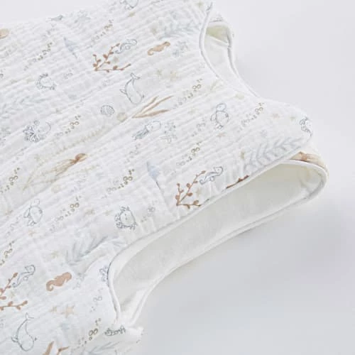 Maisons Du Monde Gigoteuses Gigoteuse Bébé évolutive 0/18 Mois En Gaze De Coton Bio Imprimé Fonds Marins 6 Maisons Du Monde Gigoteuses Gigoteuse Bébé évolutive 0/18 Mois En Gaze De Coton Bio Imprimé Fonds Marins – Image 4