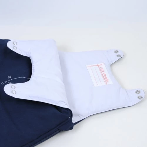 Little Crevette Gigoteuses Gigoteuse Bleue Marine 0-6 Mois 8 Little Crevette Gigoteuses Gigoteuse Bleue Marine 0-6 Mois – Image 6