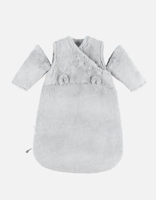 Noukie's Gigoteuses Gigoteuse Chaude à Poils Longs Mix & Match Grise TOG 2 (70 Cm) 4 Noukie's Gigoteuses Gigoteuse Chaude à Poils Longs Mix & Match Grise TOG 2 (70 Cm) – Image 2