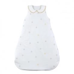 Little Crevette Gigoteuses Gigoteuse Col Claudine Coton Bio écrue 6-18 Mois