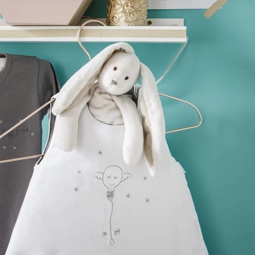 Little Crevette Gigoteuses Gigoteuse Coton Bio Blanche 0-6 Mois 4 Little Crevette Gigoteuses Gigoteuse Coton Bio Blanche 0-6 Mois – Image 2