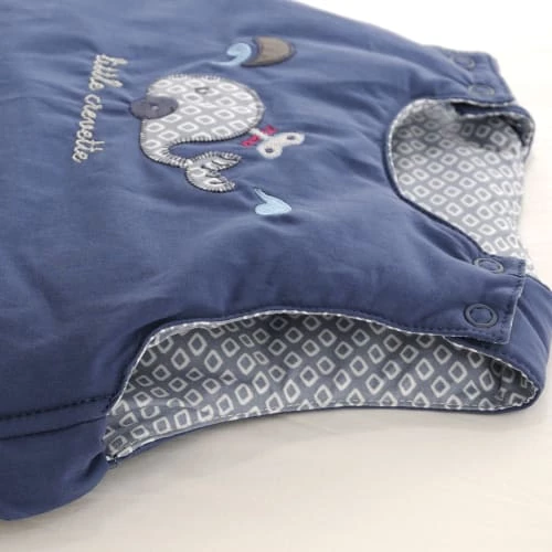 Little Crevette Gigoteuses Gigoteuse Coton Bio Bleue 0-6 Mois 8 Little Crevette Gigoteuses Gigoteuse Coton Bio Bleue 0-6 Mois – Image 6