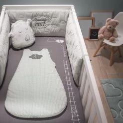 Little Crevette Gigoteuses Gigoteuse Coton Bio Vert D'eau 0-6 Mois -Couvertures bébé et enfant Soldes gigoteuse coton bio vert d eau 0 6 mois 5