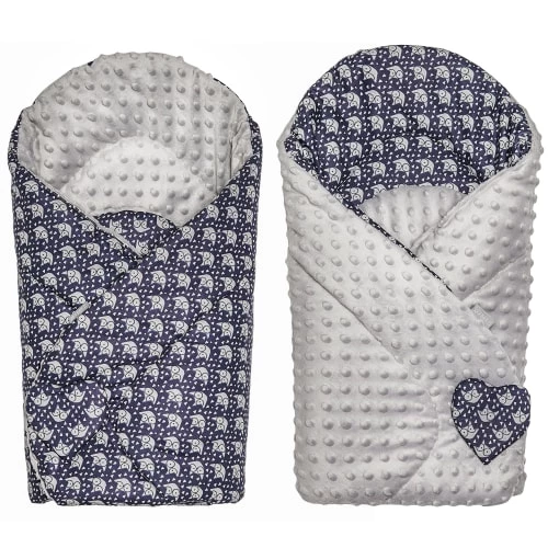 Sevira Kids Gigoteuses Gigoteuse D'emmaillotage Minky Réversible - ELI 3 Sevira Kids Gigoteuses Gigoteuse D'emmaillotage Minky Réversible - ELI