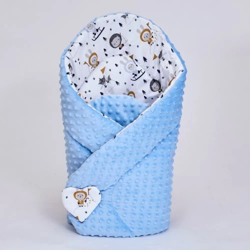 Sevira Kids Gigoteuses Gigoteuse D'emmaillotage Minky Réversible - ESKIMO 5 Sevira Kids Gigoteuses Gigoteuse D'emmaillotage Minky Réversible - ESKIMO – Image 3