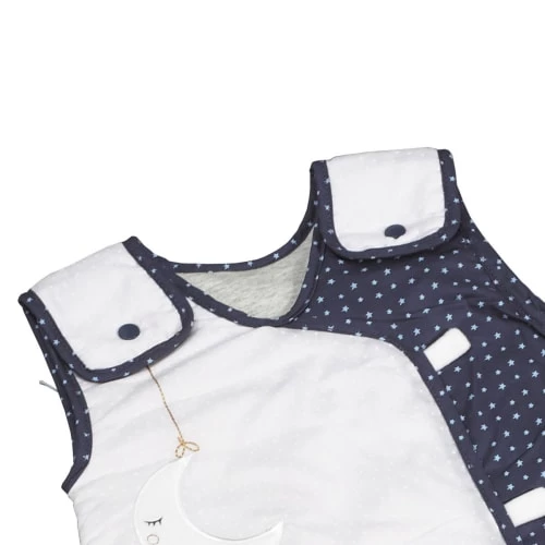 Sauthon Gigoteuses Gigoteuse D'été 0-4 Mois En Coton Blanc 5 Sauthon Gigoteuses Gigoteuse D'été 0-4 Mois En Coton Blanc – Image 3