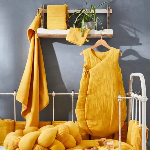 Sevira Kids Gigoteuses Gigoteuse Doublée En Gaze De Coton, AMBRE 4 Sevira Kids Gigoteuses Gigoteuse Doublée En Gaze De Coton, AMBRE – Image 2