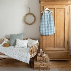 Cocoeko Gigoteuses Gigoteuse En Coton Vichy Bleu Paon (0-6 Mois) 10 Cocoeko Gigoteuses Gigoteuse En Coton Vichy Bleu Paon (0-6 Mois) -Couvertures bébé et enfant Soldes gigoteuse en coton vichy bleu paon 0 6 mois 7