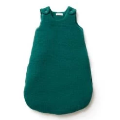 Cocoeko Gigoteuses Gigoteuse En Gaze De Coton Bleu Paon (0-6 Mois) -Couvertures bébé et enfant Soldes gigoteuse en gaze de coton vert sapin 0 6 mois 13