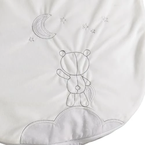 Sauthon Gigoteuses Gigoteuse été 0 à 4 Mois En Coton Polyurethane Blanc 4 Sauthon Gigoteuses Gigoteuse été 0 à 4 Mois En Coton Polyurethane Blanc – Image 2