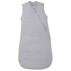 Baby Fox Gigoteuses Gigoteuse été Double Gaze De Coton Bio Gris Perle 6/24 Mois