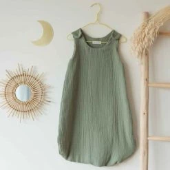 Cocoeko Gigoteuses Gigoteuse été En Gaze De Coton Vert Sauge (6-24 Mois) -Couvertures bébé et enfant Soldes gigoteuse ete en gaze de coton vert sauge 6 24 mois 3