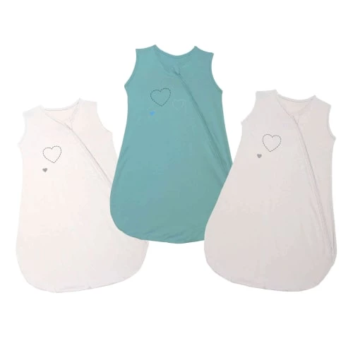 P'tit Basile Gigoteuses Gigoteuse été Jersey Bio Gris Perle 6/24 Mois 4 P'tit Basile Gigoteuses Gigoteuse été Jersey Bio Gris Perle 6/24 Mois – Image 2