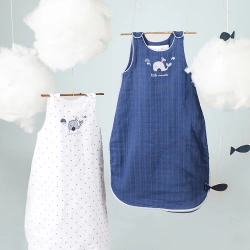 Little Crevette Gigoteuses Gigoteuse été Lange Bio Blanche 0-6 Mois 5 Little Crevette Gigoteuses Gigoteuse été Lange Bio Blanche 0-6 Mois – Image 3